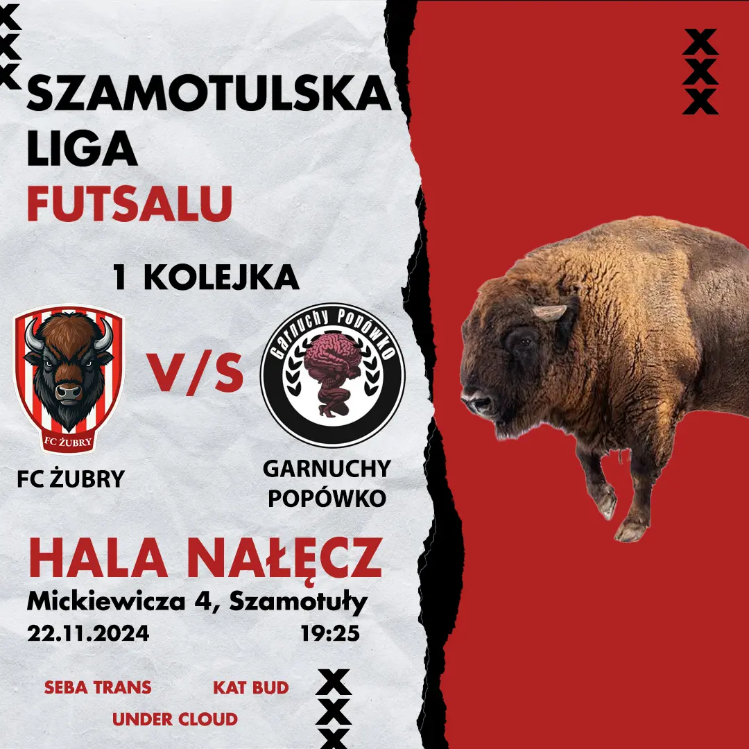 Żubry FC plakat